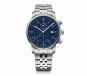 Wenger Urban Classic Chrono 42mm Herrenuhr blau/silber