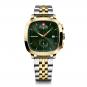 Wenger Vintage Classic Chrono Herrenuhr 40mm mit Chronographenfunktion Gold/Grün/Silber/gold