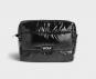 Wouf Quilted Collection Toiletry Bag Glossy Black