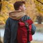 Airpaq Rolltop Airbag -Rucksack mit 15" Laptopfach Rot
