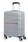 American Tourister Funstripe Handgepäck Trolley 55cm mit 4 Rollen Silver