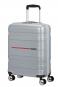 American Tourister Funstripe Trolley 76cm mit 4 Rollen Silver