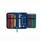DerDieDas ErgoFlex Schulrucksack-Set 5-teilig mit Sportbeutel Blue Speed