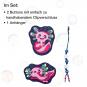DerDieDas ErgoFlex Tiny Exklusiv NEON Schulrucksack 5-teiliges Set Neon Punkie