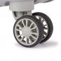 Hedgren Lineo Stripe M, 66cm Trolley erweiterbar Silver
