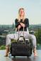 Olivia Lauren Strap Trolley-Tasche mit 2-Rollen Black