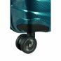Samsonite Proxis Trolley mit 4 Rollen 75cm + GRATIS HOTELGUTSCHEIN Petrol Blue