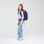 satch air Schulrucksack Purple Laser