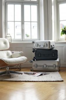 Travelite Next Aluminium-Trolley S, Cabin Size, 4 Rollen