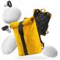 Airpaq Rolltop Airbag -Rucksack mit 15" Laptopfach Gelb
