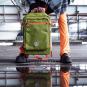 kattbjørn Explorer Schulrucksack grün/orange