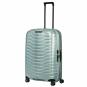 Samsonite Proxis Trolley mit 4 Rollen 75cm + GRATIS HOTELGUTSCHEIN Silber