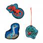 Scout Neo Exklusiv Superflash Schulranzen-Set 4-teilig Blue Dino