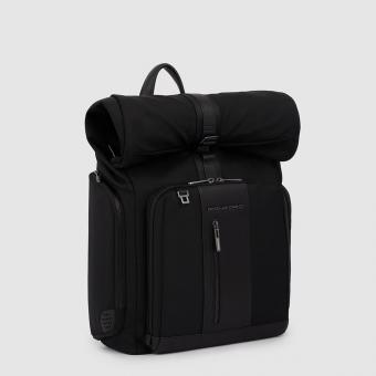 Piquadro Brief 2 Roll-up Laptop-Rucksack 15,6" mit iPad®-Fach