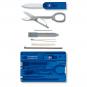 Victorinox Swiss Card Classic, 10 Funktionen blau transparent