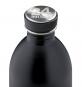 24Bottles® Urban Bottle Basic 1 Liter Stone Tuxedo Black