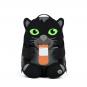 Affenzahn Großer Freund Panther -Kindergartenrucksack Schwarz, Hellgrün, Neon