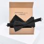 Airpaq Accessoires Fliege & Einstecktuch Schwarz