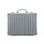 Aleon 17" Attaché Laptop Case, 33 cm Silber