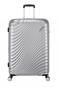 American Tourister Jetglam Trolley mit 4 Rollen 78cm erweiterbar Metallic Silver