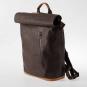 aunts & uncles Japan Matsuyama Rolltop Rucksack mit 16" Notebookfach bitter chocolate