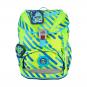 DerDieDas ErgoFlex "NEON" Schulrucksack-Set 5-teilig mit Sportbeutel Neon Monster