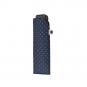 doppler Carbonsteel Mini Slim Royal Manuell Taschenschirm Blau mit Raute-Muster