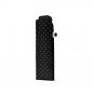 doppler Carbonsteel Mini Slim Royal Manual Taschenschirm Schwarz mit Raute-Muster