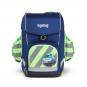 ergobag Schulzubehör Fluo Seitentaschen Zip Set mit Reflektorstreifen, 3-tlg. ab 2019 Grün