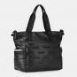 Hedgren Cocoon PUFFER Totebag Black-Würfel-Anhänger