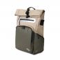 Hedgren HUB Rolltop-Rucksack L 17" + RFID Beige/Olive