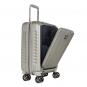March Fly Cabin Business Trolley silver brushed