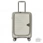 March gotthard Business-Trolley S 4w mit Vortasche Silver Metallic