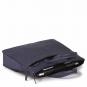 Piquadro Black Square Schmale Laptoptasche 15.6" erweiterbar oceanblau