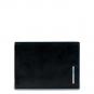 Piquadro Blue Square Herrenbrieftasche mit Klapp-Ausweisfenster + RFID Schwarz
