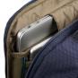 Piquadro Brief 2 Laptoprucksack 15,6" aus rezykliertem Stoff mit iPad Blau