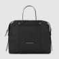 Piquadro Circle Leder-Laptoptasche Damen mit 14" Notebook-Fach