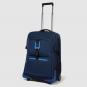 Piquadro Corner 2.0 Handgepäck 2-Rollen Koffer mit Laptopfach 17,3" Blau