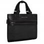 Piquadro Link Erweiterbare Laptoptasche schmal black