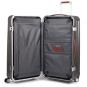 Piquadro Relyght Plus Trunk Hartschalentrolley mit 4 Rollen Schwarz/Leder