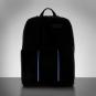 Piquadro Urban Laptoprucksack mit iPad®-Fach, LED-Licht Grau/Schwarz