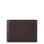 Piquadro Black Square Herrenbrieftasche mit Klapp-Ausweisfenster + RFID Dunkelbraun