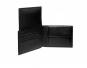 Piquadro Modus Herrenbrieftasche mit Portemonnaie, Kreditkartensteckfächern und Dokumentenfach black