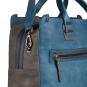 Piquadro TAU Doppelgriff-Laptoptasche mit Front-tasche und Fach für Tablet gunmetal grey