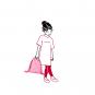 Reisenthel Kids mysac Turnbeutel abc friends pink