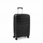 Roncato Skyline Mittelgrosser Koffer, erweiterbar 70cm Schwarz