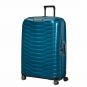 Samsonite Proxis Trolley mit 4 Rollen 81cm + GRATIS HOTELGUTSCHEIN Petrol Blue