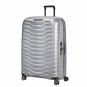 Samsonite Proxis Trolley mit 4 Rollen 81cm + GRATIS HOTELGUTSCHEIN Silber
