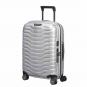 Samsonite Proxis Trolley mit 4 Rollen erweiterbar 55cm (20/23cm) Silber