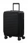 Samsonite Restackd EASY ACCESS Trolley mit 4 Rollen erweiterbar 55cm + GRATIS HOTELGUTSCHEIN Schwarz